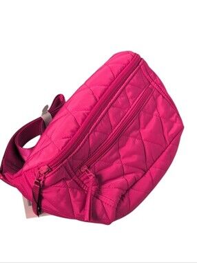 Vera Bradley Outlet Large Belt Bag in Peacock Pink Ultralight